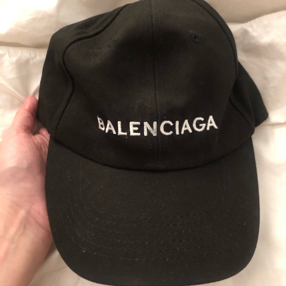 Black Balenciaga Hat